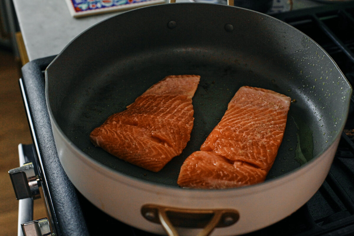 Mediterranean Salmon One Pan – britacooks