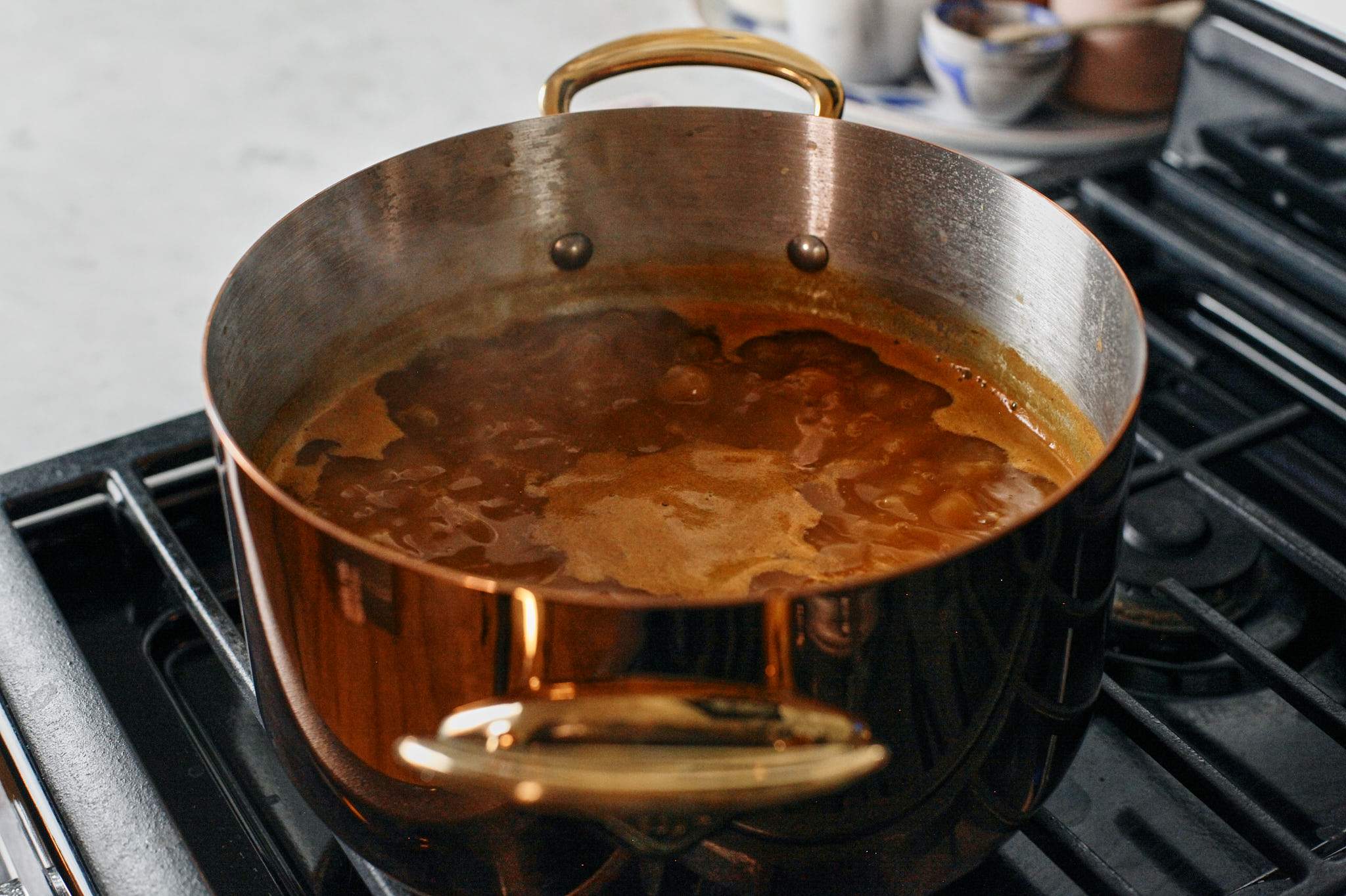 soup simmering