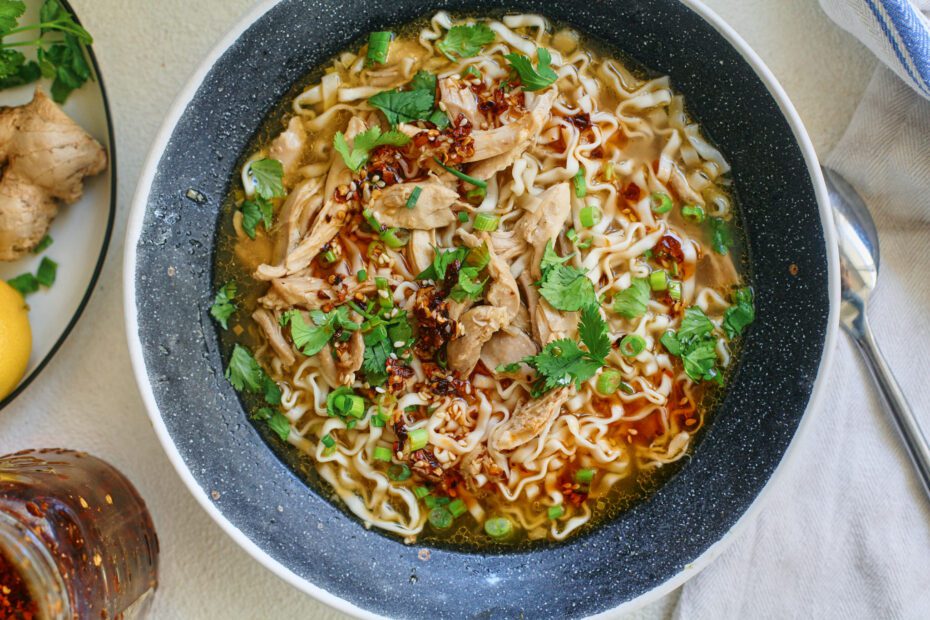 ginger chicken noodle soup