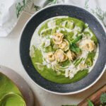 green goddess tortellini soup