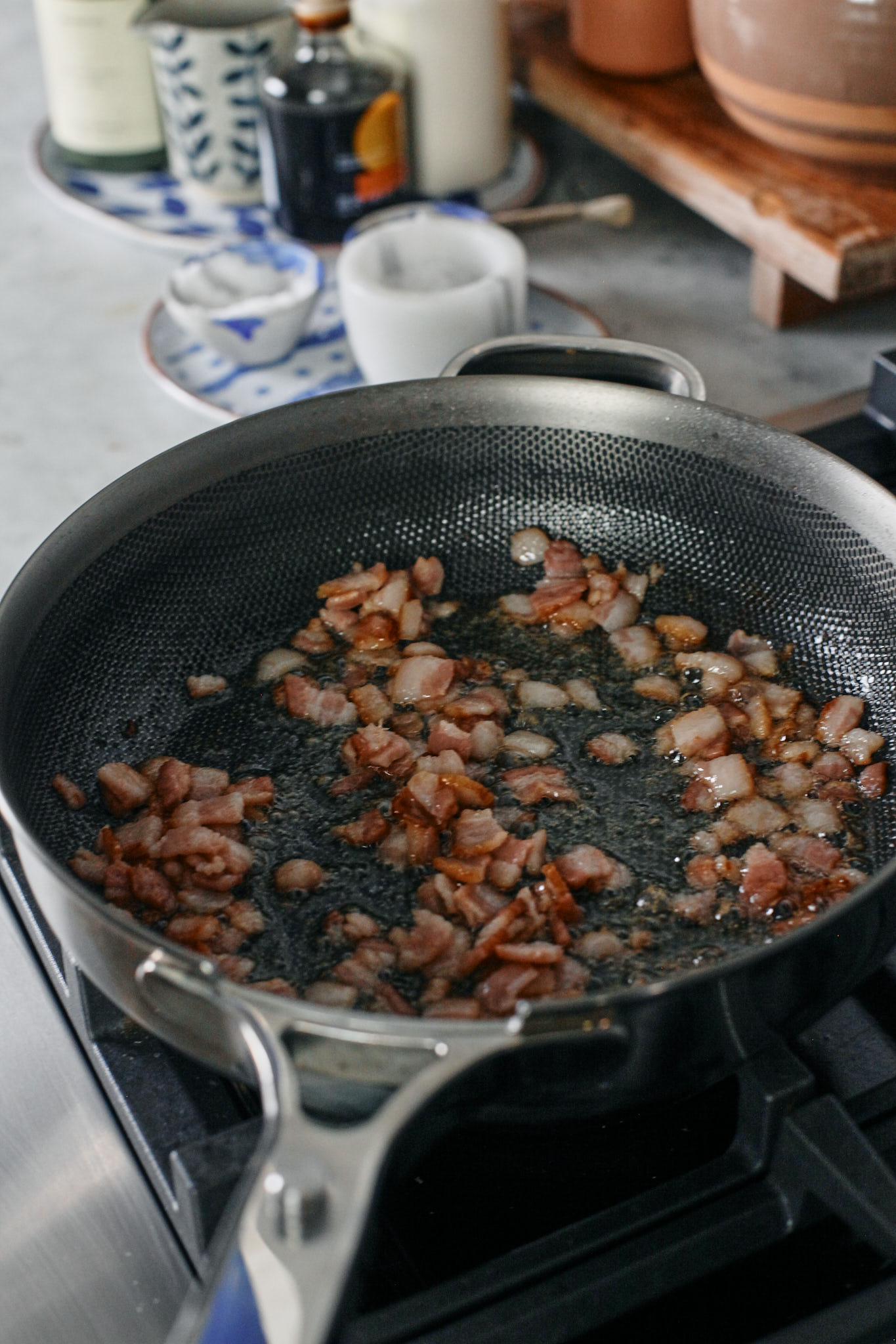 browning the bacon