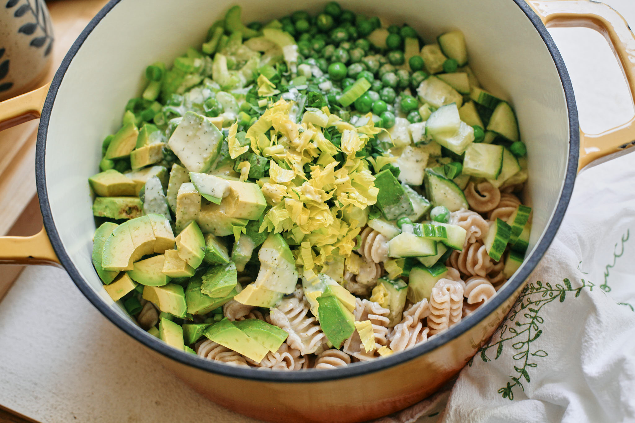 green goddess pasta salad