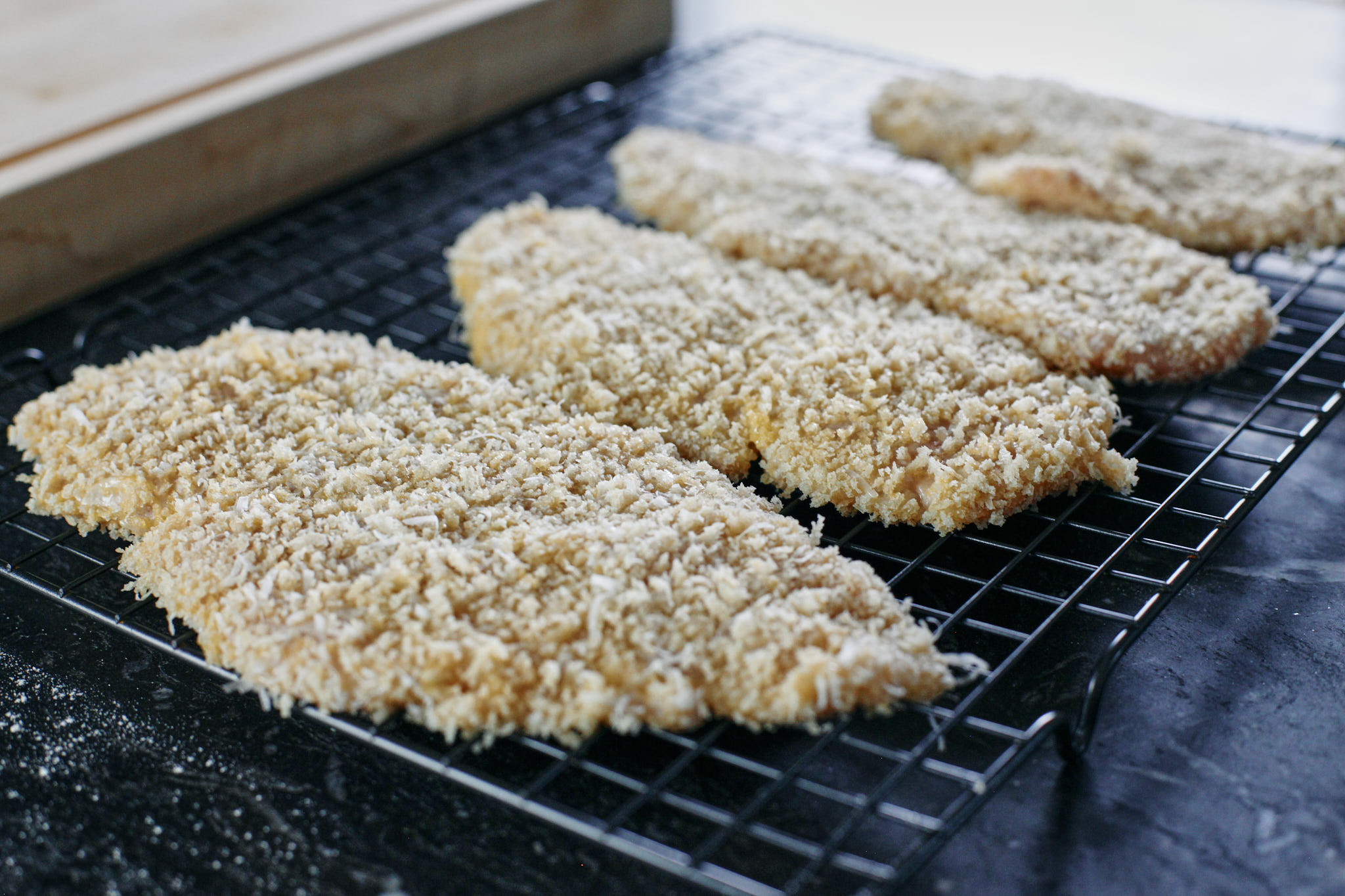 breaded chicken