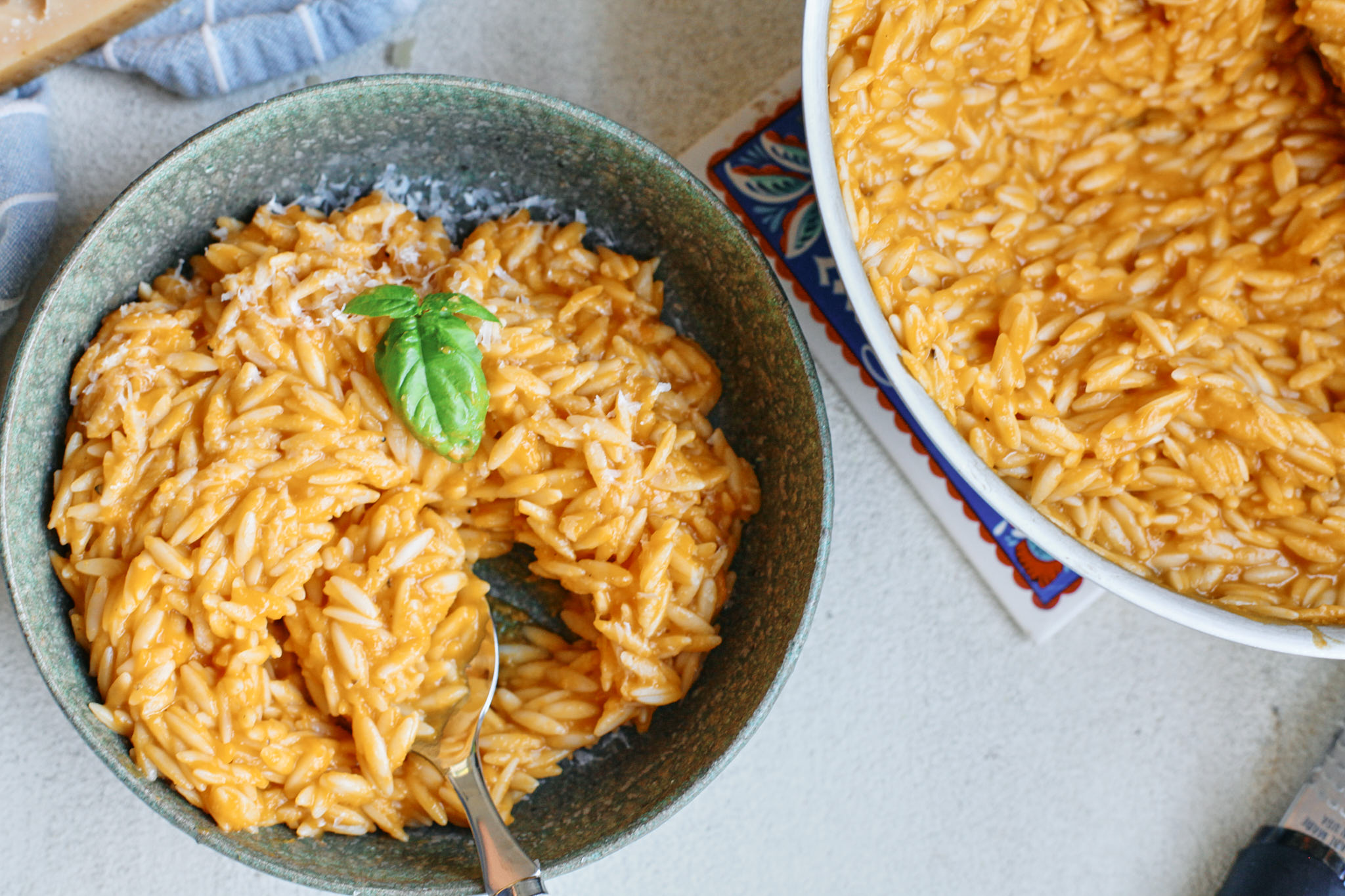 creamy one pot butternut orzo