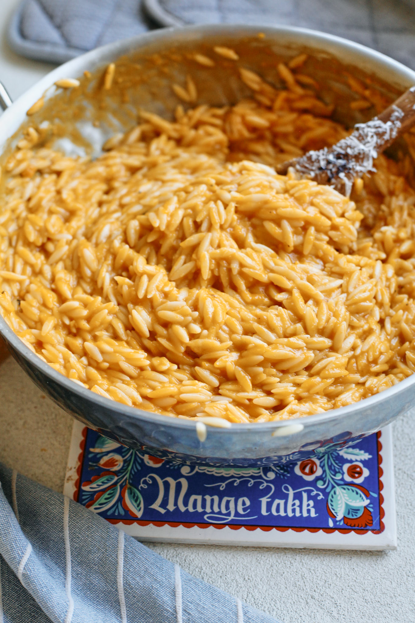 creamy one pot butternut orzo