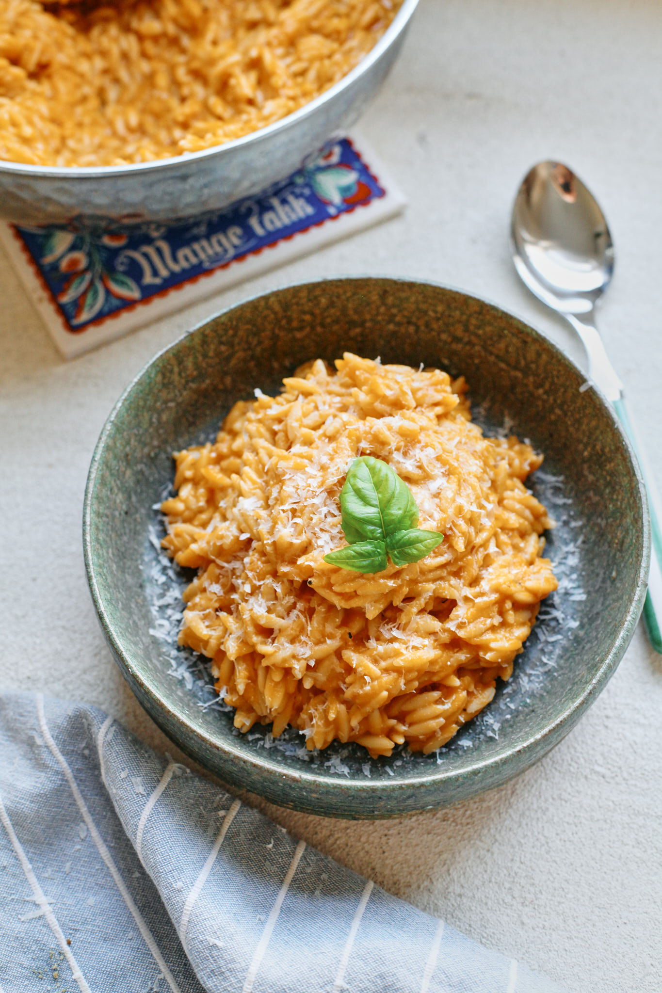 creamy one pot butternut orzo