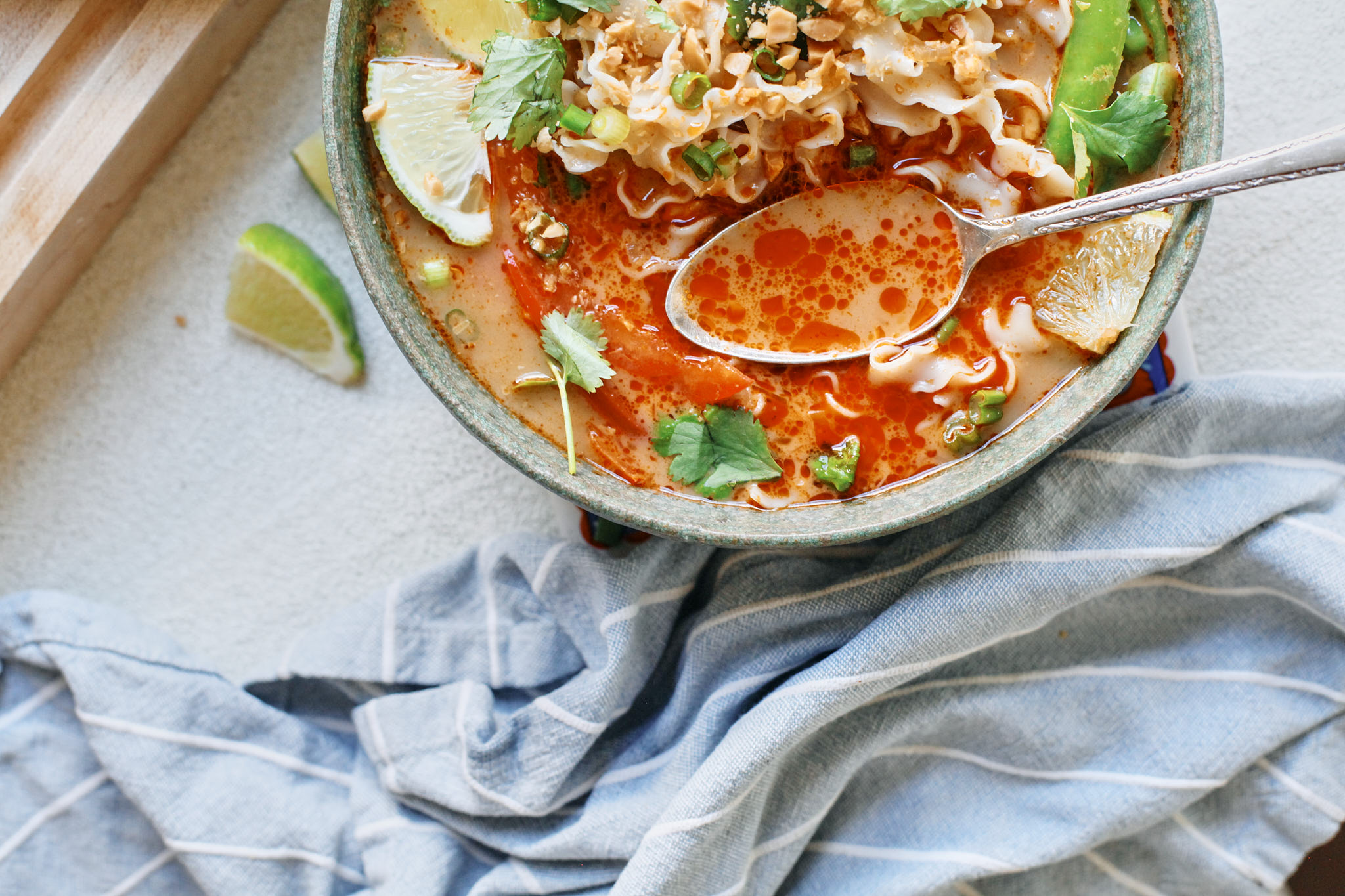 coconut curry ramen soup