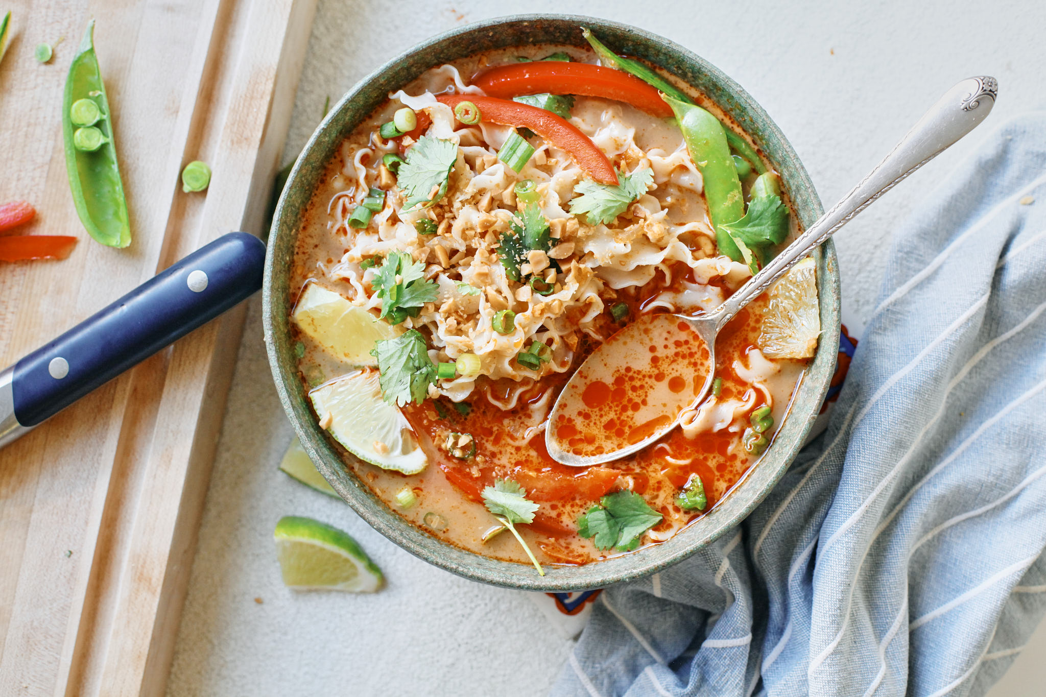 coconut curry ramen soup