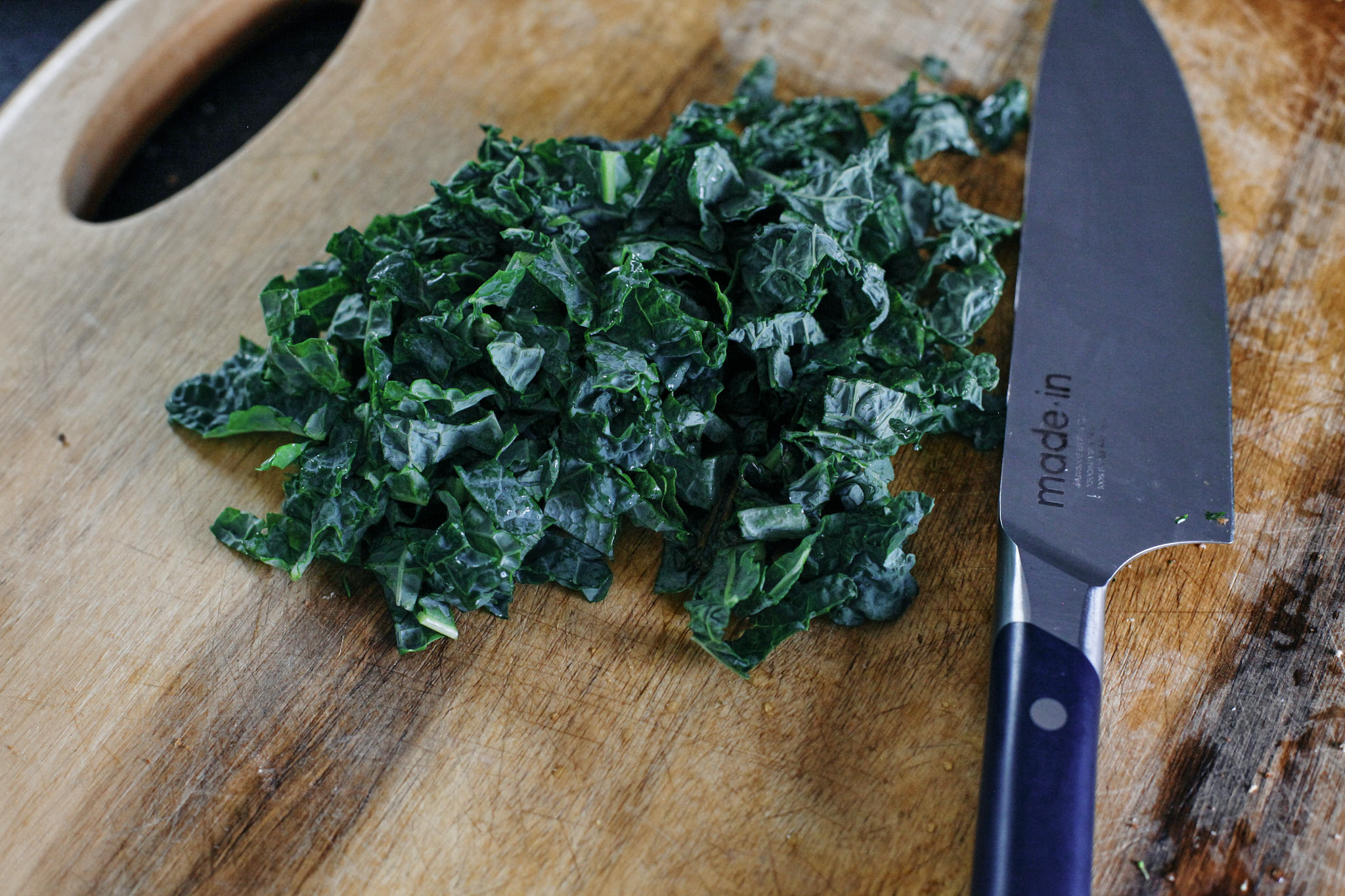 chopped kale