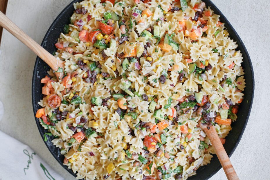 cowboy caviar pasta salad