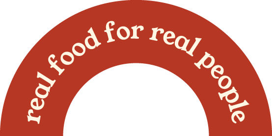 real food for real people badge