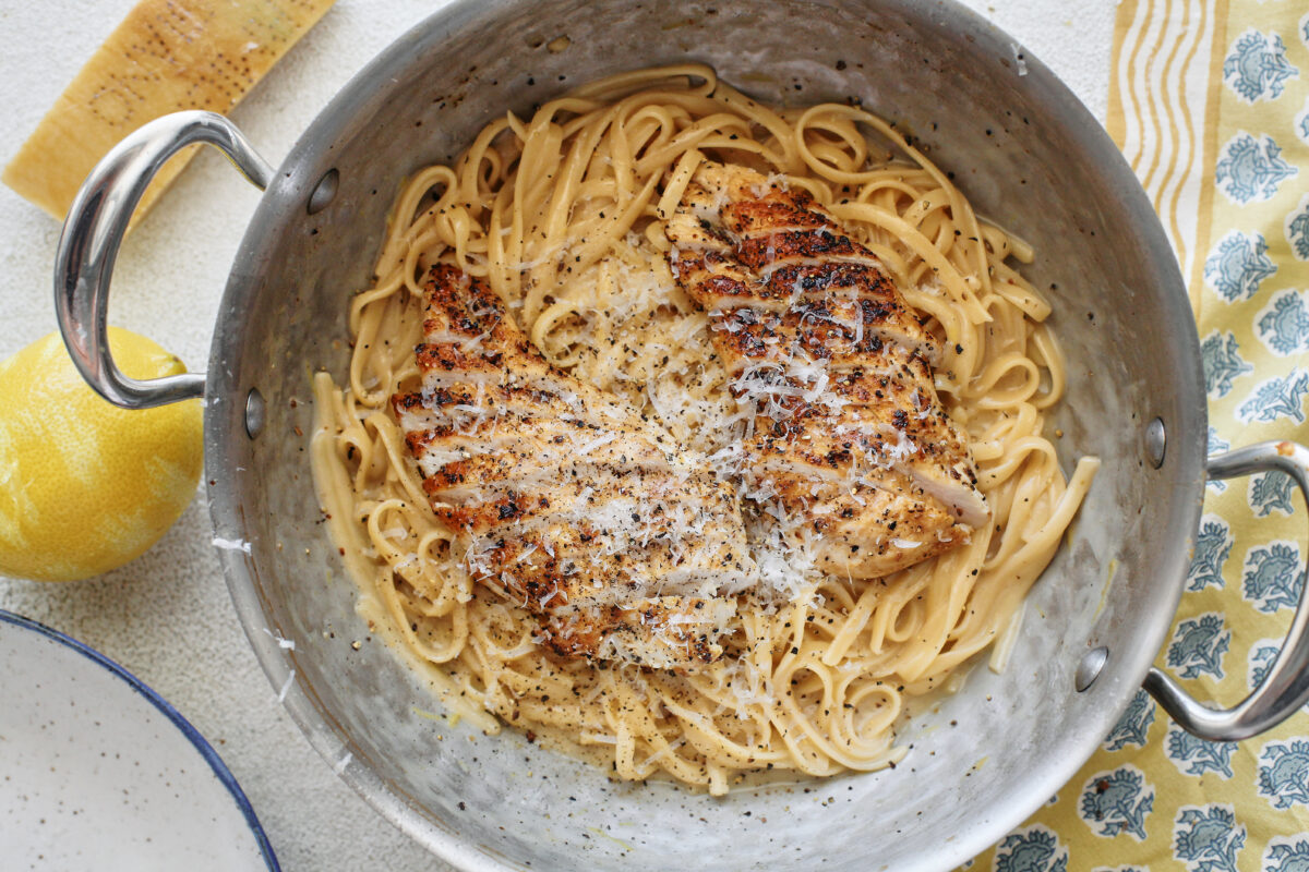 Lemon Pepper Chicken Alfredo
