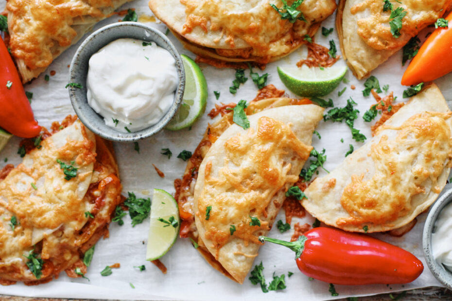 Chicken Fajita Sheet Pan Tacos