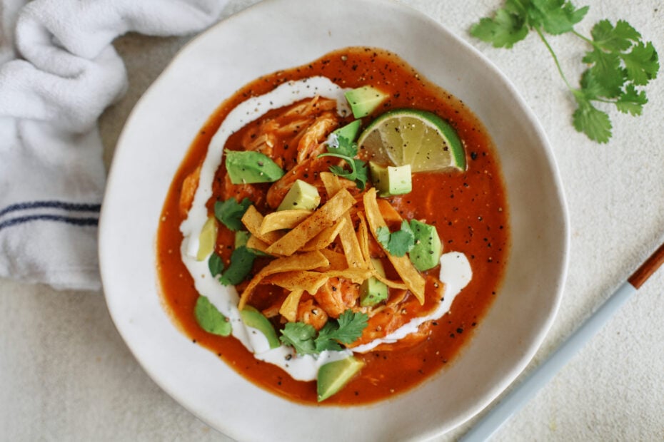Chicken & Rice Tortilla Soup